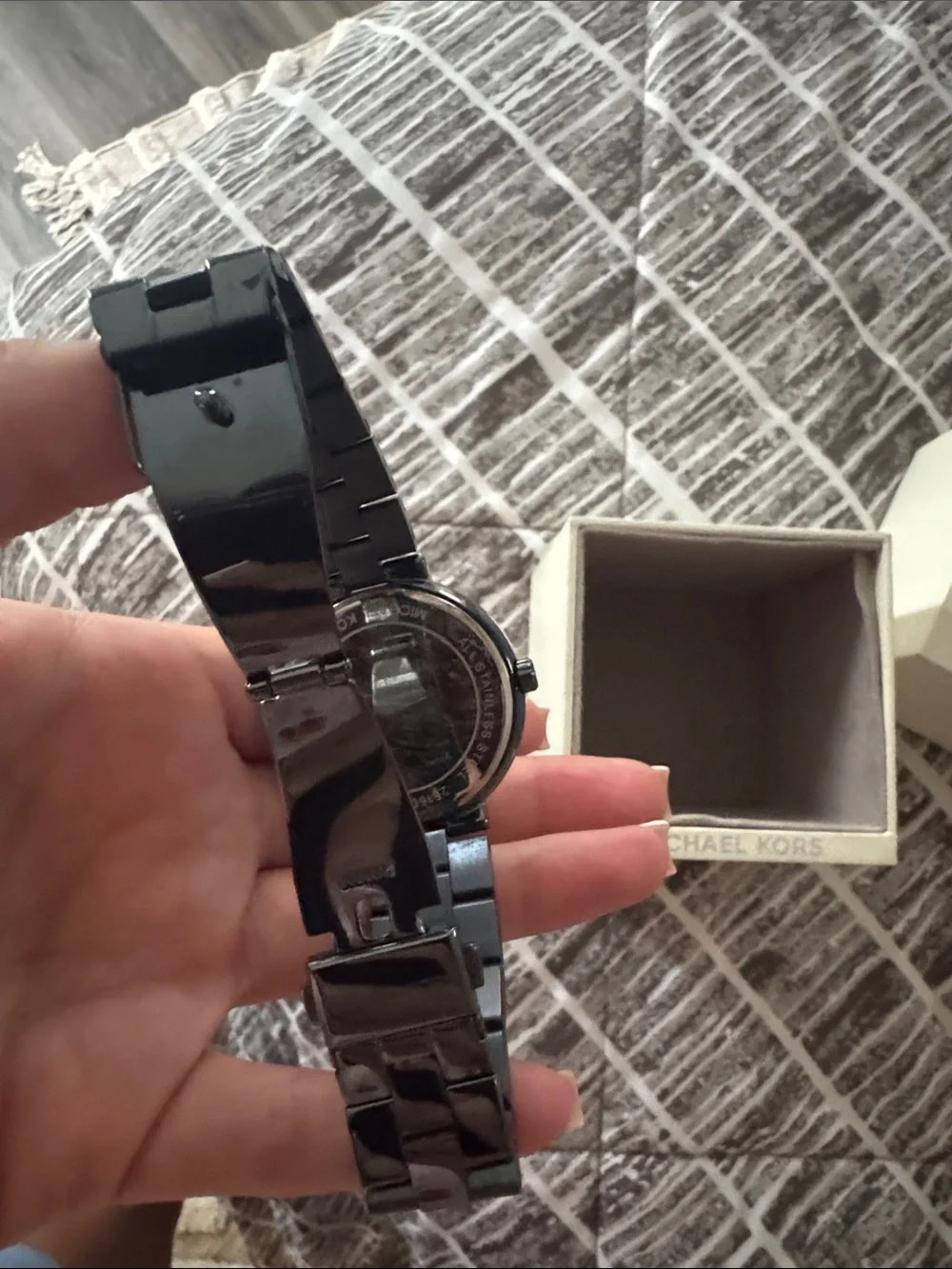 Michael Kors Dark Blue Stainless Steel Bracelet Watch